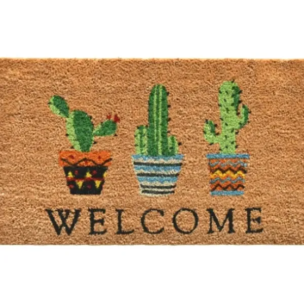 Doormats-Kirkland's Home Home Is Where You Drop Your Anchor Doormat Tan/Black