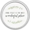 Wall Quotes & Signs-Kirkland's Home Home Is Wonderful Round Framed Plaque White