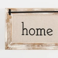 Wall Quotes & Signs-Kirkland's Home Home Sweet Home Rustic Door Frame Wood Wall Plaque White/Brown/Tan