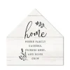 Wall Quotes & Signs-Kirkland's Home Home Where Family Gathers House Shaped Canvas White
