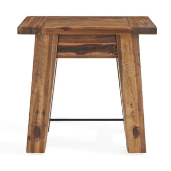 Accent & End Tables-Kirkland's Home Honey Acacia Rustic Accent Table Tan