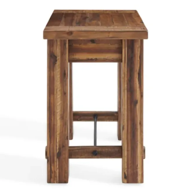 Accent & End Tables-Kirkland's Home Honey Acacia Rustic Accent Table Tan