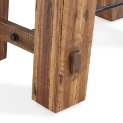 Accent & End Tables-Kirkland's Home Honey Acacia Rustic Accent Table Tan