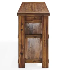 Console Tables-Kirkland's Home Honey Acacia Rustic Console Table Tan