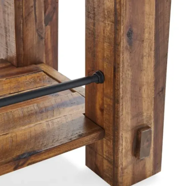 Console Tables-Kirkland's Home Honey Acacia Rustic Console Table Tan