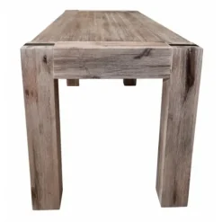 Benches & Ottomans-Kirkland's Home Honey Brushed Acacia Wood Rustic Bench Brown