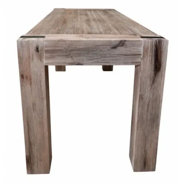 Benches & Ottomans-Kirkland's Home Honey Brushed Acacia Wood Rustic Bench Brown
