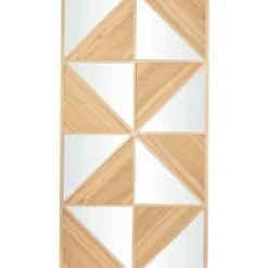 Wall Quotes & Signs-Kirkland's Home Honey Geometric Mirror Rec Gle Wall Plaque Tan
