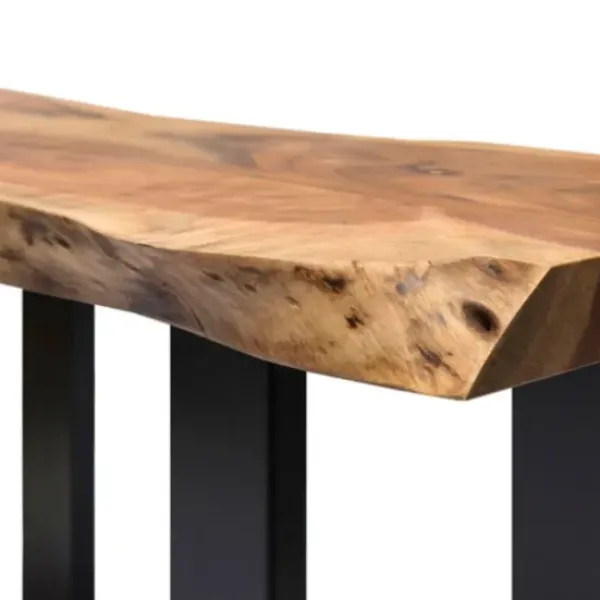 Coffee Tables-Kirkland's Home Honey Live Edge 3-Pc. Coffee And Accent Table Set Tan