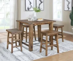 Benches & Ottomans-Kirkland's Home Honey Saddle Seat Wood Stool Brown