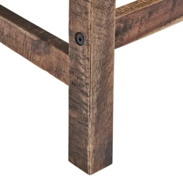Benches & Ottomans-Kirkland's Home Honey Saddle Seat Wood Stool Brown