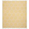 Blankets & Throws-Kirkland's Home Honeycomb Cotton Throw Yellow