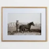 Framed Art-Kirkland's Home Horse Friends Framed Art Print Black/White