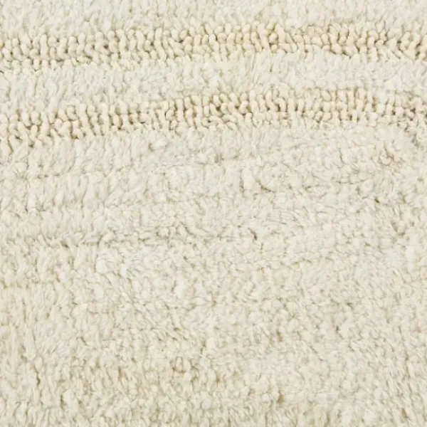 Bathroom Rugs-Kirkland's Home Hot Asymmetrical Cotton Bath Mat, 45 In. Pink