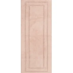 Bathroom Rugs-Kirkland's Home Hot Asymmetrical Cotton Bath Mat, 34 In. Pink