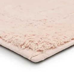 Bathroom Rugs-Kirkland's Home Hot Asymmetrical Cotton Bath Mat, 34 In. Pink