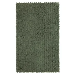 Bathroom Rugs-Kirkland's Home Hot Asymmetrical Cotton Bath Mat, 60 In. Pink