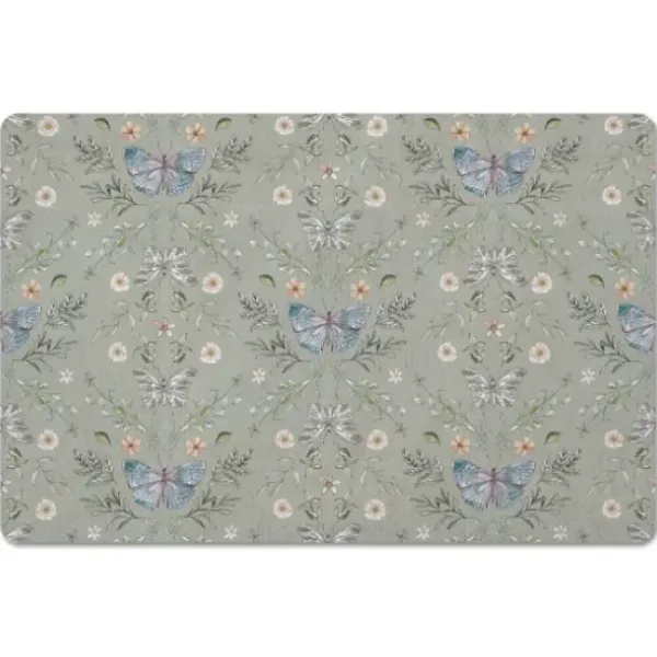 Kitchen & Floor Mats-Kirkland's Home Hot Cocoa Bar Christmas Floor Mat Tan/Black