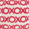 Pillows-Kirkland's Home Hot Pink Tufted Xoxo Pillow Pink/White
