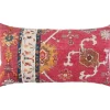 Pillows-Kirkland's Home Hot Pink Vintage Rug Lumbar Pillow Pink/Orange
