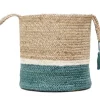 Baskets & Boxes-Kirkland's Home Hunter Trellis Paw Print Storage Basket, 14 In. Green