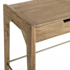 Office Furniture-Kirkland's Home Hunter Wood 2-Drawer Desk Brown
