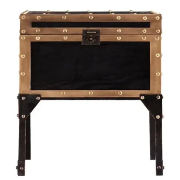 Accent & End Tables-Kirkland's Home Hypatia Travel Trunk Side Table