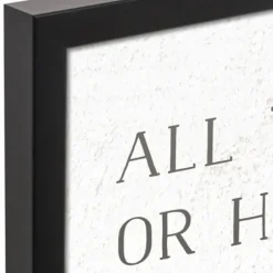 Wall Quotes & Signs-Kirkland's Home I Owe To My Mother Framed Canvas Art Print White/Gray