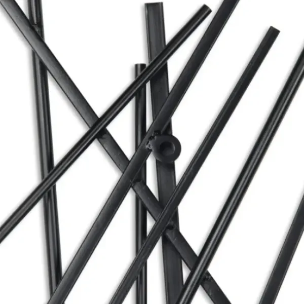 Wall Plaques-Kirkland's Home Icilio Abstract Linear Wall Plaque Black