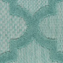 Outdoor Rugs-Kirkland's Home Ikat Diamond Light Outdoor Area Rug, 5X7 White/Gray/Blue