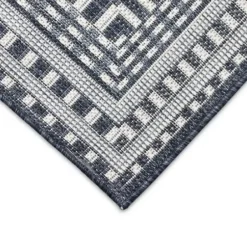 Outdoor Rugs-Kirkland's Home Ikat Diamond Sunset Outdoor Area Rug, 5X7 Red/Yellow/White