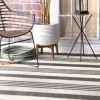 Outdoor Rugs-Kirkland's Home Ikat Diamonds Jenn Outdoor Rug, 6X9 Blue/Green