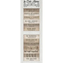 Wall Quotes & Signs-Kirkland's Home In Our Home Shutter Canvas Art Print White/Black/Brown