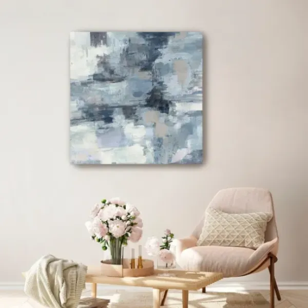 Canvas Art-Kirkland's Home In The Clouds Canvas Art Print, 30X30 In. Blue/Gray