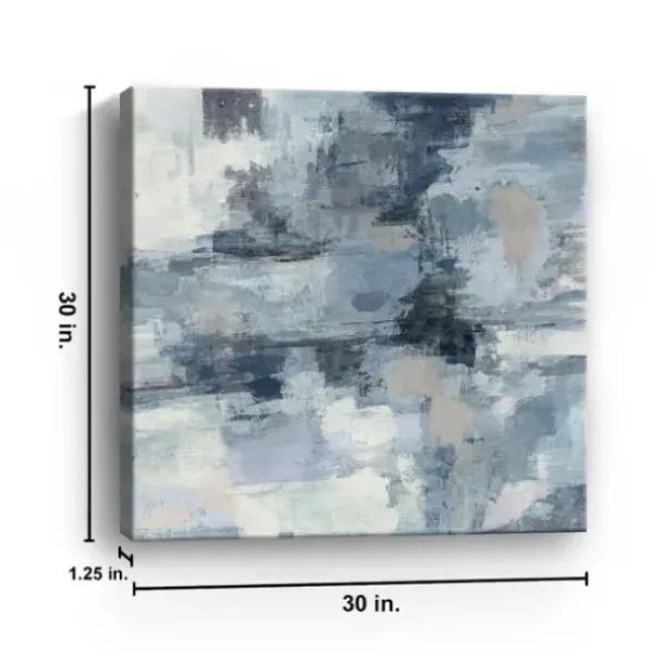 Canvas Art-Kirkland's Home In The Clouds Canvas Art Print, 30X30 In. Blue/Gray