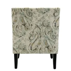 Accent Chairs-Kirkland's Home Indigo And Yellow Floral Upholstered Accent Chair Blue/Yellow/Multi