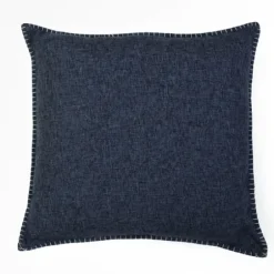 Pillows-Kirkland's Home Indigo Chunky Weave Pillows, Set Of 2 Blue