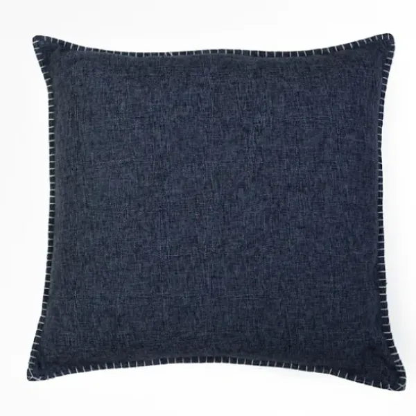 Pillows-Kirkland's Home Indigo Chunky Weave Pillows, Set Of 2 Blue