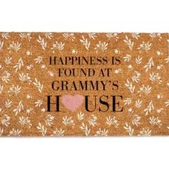 Kitchen & Floor Mats-Kirkland's Home Indigo Floral Blessed Kitchen Mat Blue