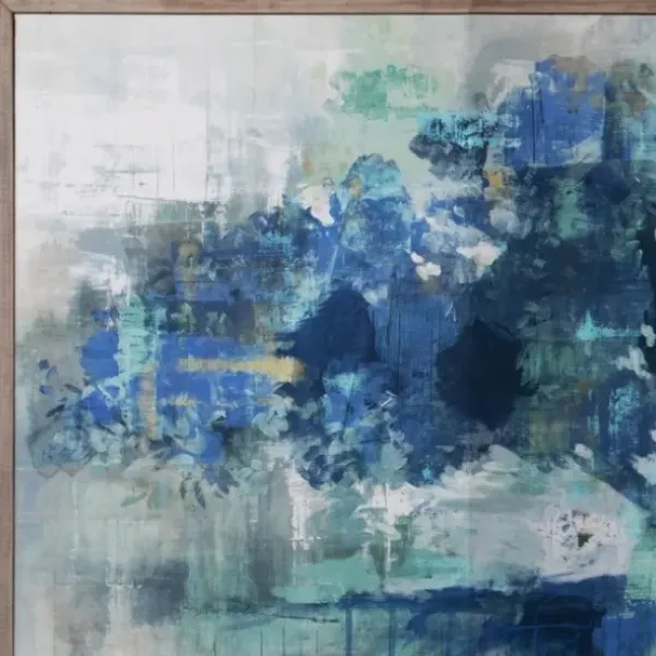 Framed Art-Kirkland's Home Indigo Tree Of Life Light Gray Framed Art Print Blue/Gray
