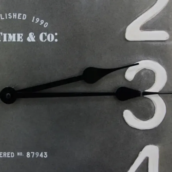 Clocks-Kirkland's Home Industrial Square Liam Clock