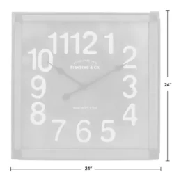 Clocks-Kirkland's Home Industrial Square Liam Clock