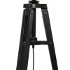 Floor Lamps-Kirkland's Home Industrial Tripod Wooden Floor Lamp Ivory