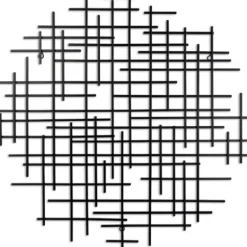Wall Plaques-Kirkland's Home Inigo Abstract Linear Ii Wall Plaque Black