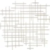 Wall Plaques-Kirkland's Home Inigo Abstract Linear Wall Plaque Silver