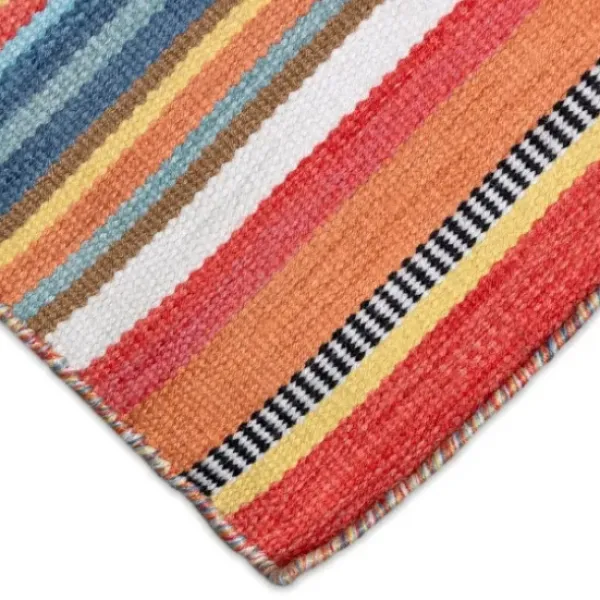 Outdoor Rugs-Kirkland's Home Intertwine Indoor/Outdoor Area Rug, 7X9 Black
