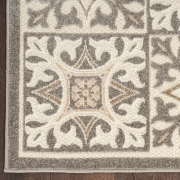 Outdoor Rugs-Kirkland's Home Intertwine Indoor/Outdoor Runner Black