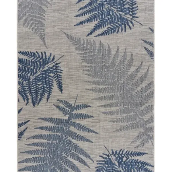 Outdoor Rugs-Kirkland's Home Intertwined Santal Outdoor Area Rug, 6X9 Black
