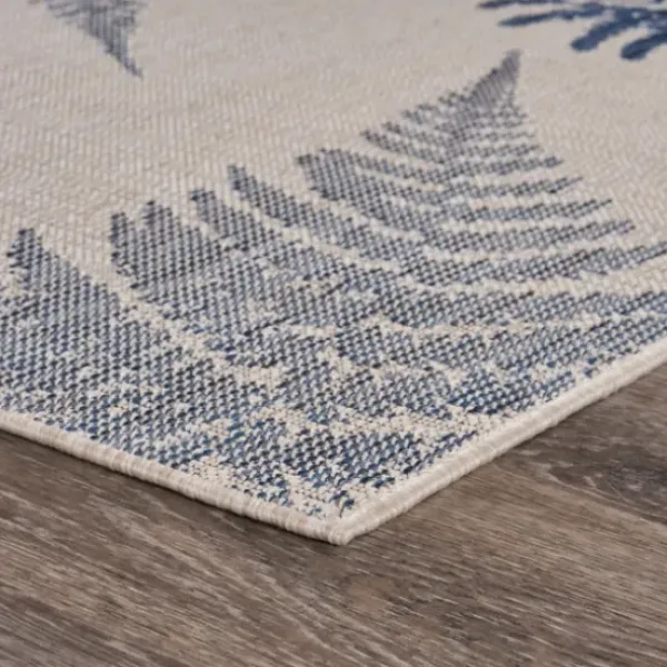 Outdoor Rugs-Kirkland's Home Intertwined Santal Outdoor Area Rug, 6X9 Black