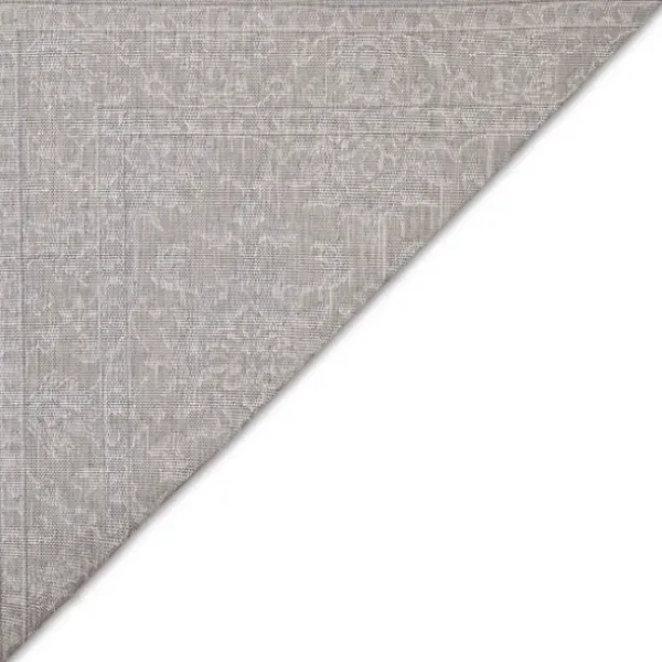 Outdoor Rugs-Kirkland's Home Irene Gray Daffodil Outdoor Area Rug, 6X9 Gray/White